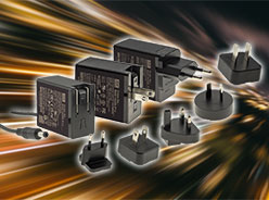 NGE 30/45/65/90 系列：30W~90W 环球认证插墙可换式 AC 插头适配器